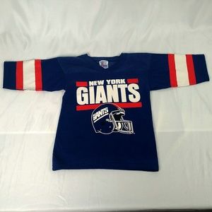 Vtg Boys New York Giants Football Jersey sz S 6-8